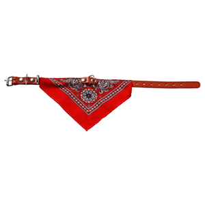 halsband met boeren zakdoek rood