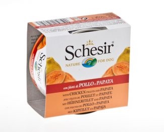 schesir kip/papaya 150gram hond