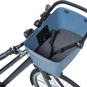 Basil fietsmand met of zonder overkapping geschikt voor e bike bevestiging aan het stuur