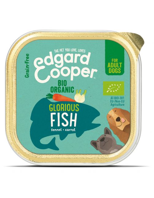 edgar en cooper kuipje bio vis 150gram