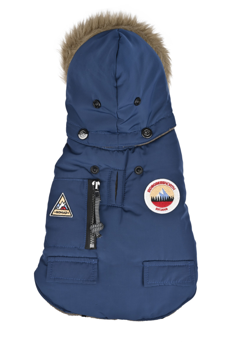 51 degrees north aspen coat petrol lichtblauw
